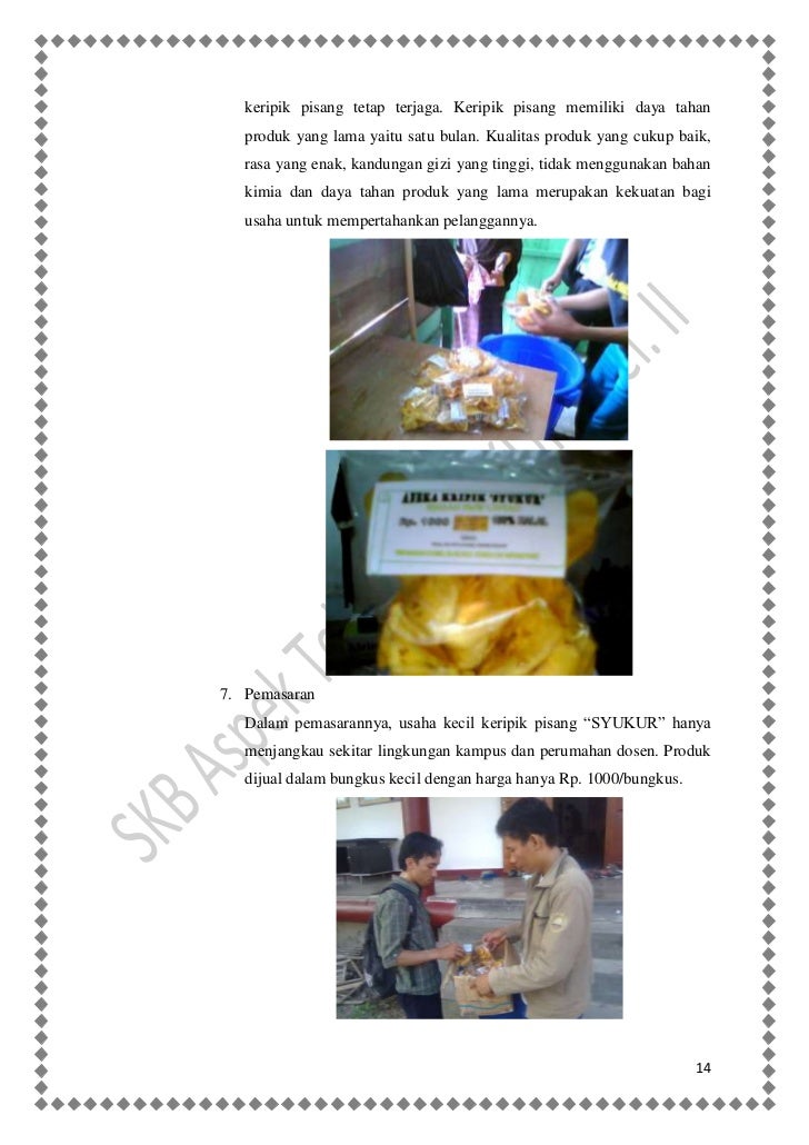 Makalah Penelitian Studi Kelayakan Bisnis Studi Kasus Usaha Kecil Ke