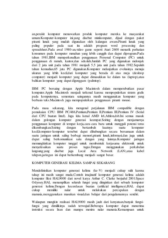 Makalah Pengantar Komputer