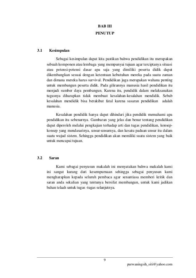 Makalah pengantar pendidikan pendidikan sebagai sistem