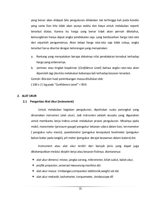 Makalah Pengukuran Teknik
