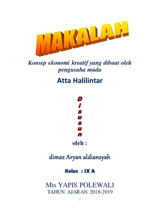 Makalah Pengusaha Muda Atta Halilintar