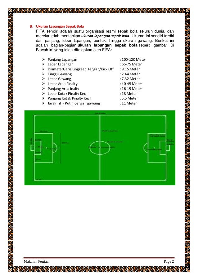 Download Gambar Lapang Sepak Bola Beserta Ukuran Gambar Bola Hd