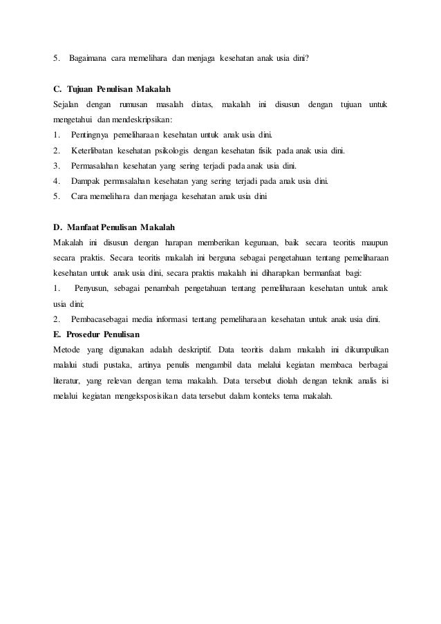 Contoh Rumusan Masalah Makalah Brainly Download Contoh Lengkap Gratis