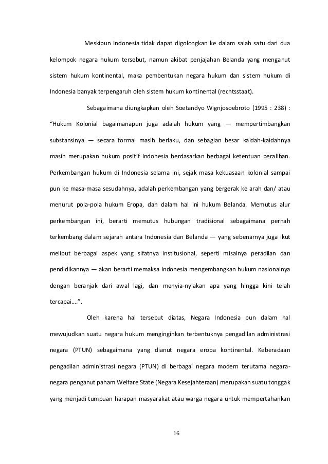 Makalah Peradilan Administrasi Negara Dan Implementasi Dalam Penegaka