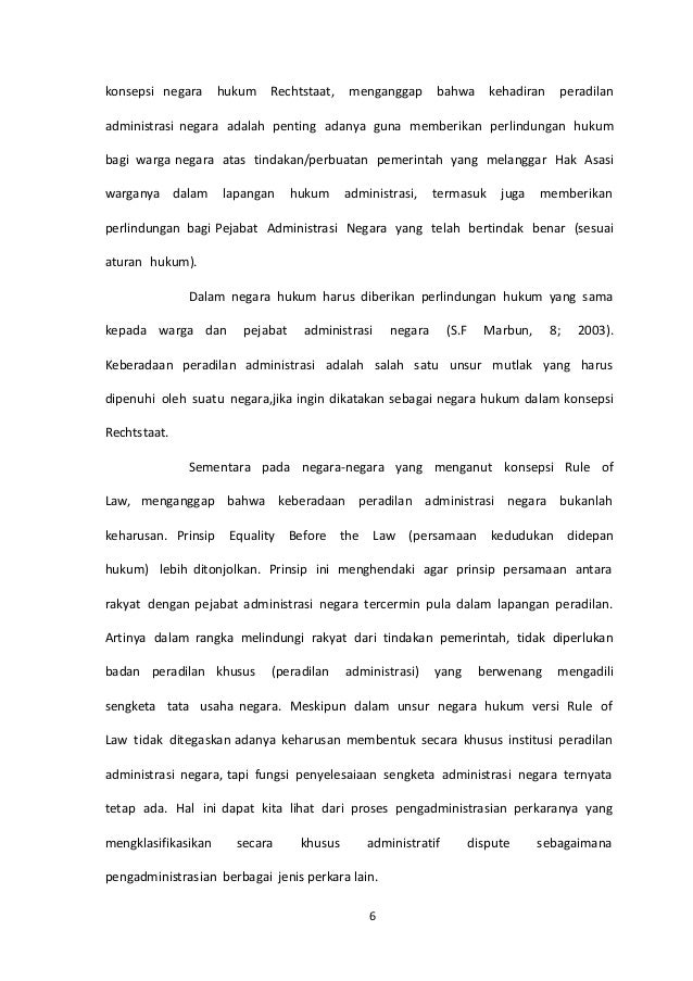 Makalah peradilan administrasi negara dan implementasi 