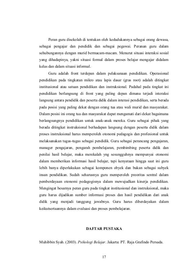 Makalah peranan guru jadi