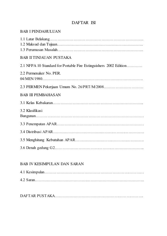 Makalah Perancangan Apar