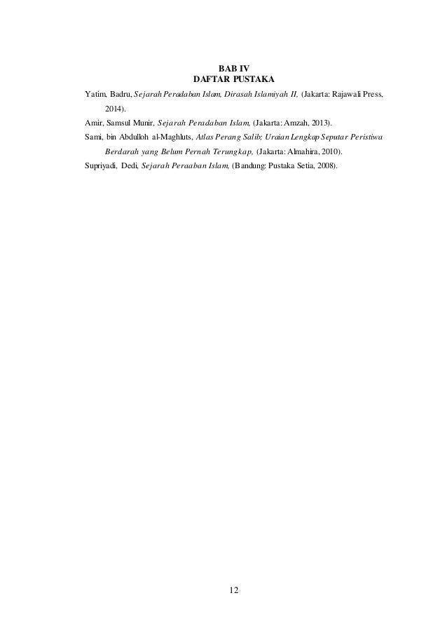 Sejarah Peradaban Islam Perang Salib