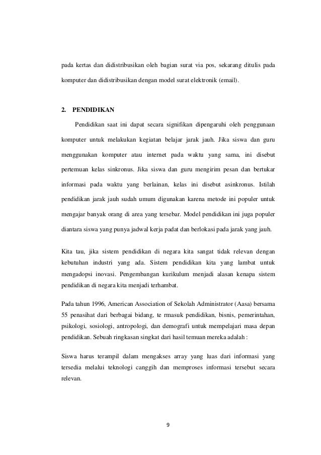 Makalah Peran Komputer Bagi Masyarakat