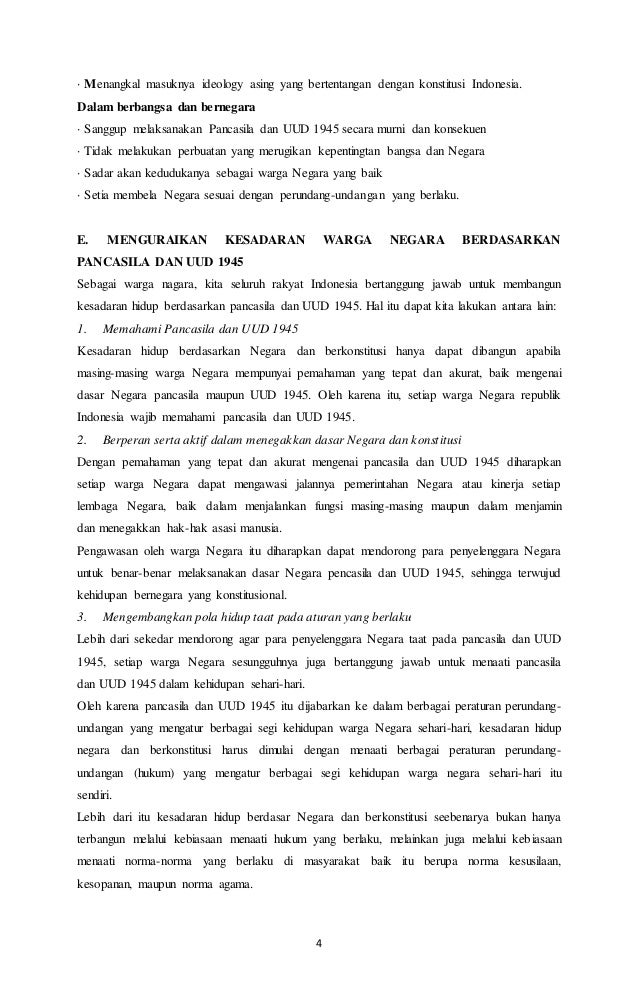 Sikap Positif Terhadap Pelaksanaan Uud 1945 Hasil Amandemen Enak