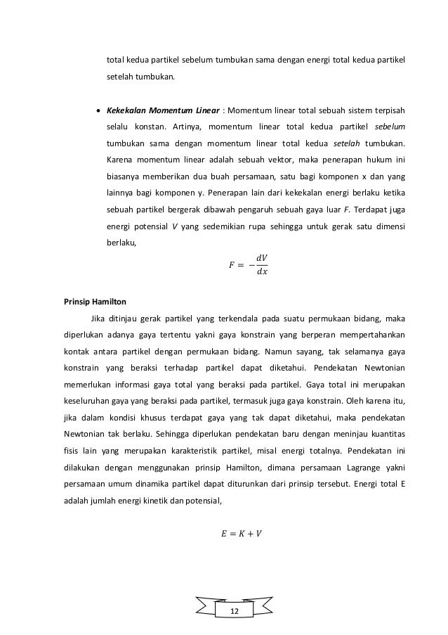 Makalah perkembangan fisika klasik