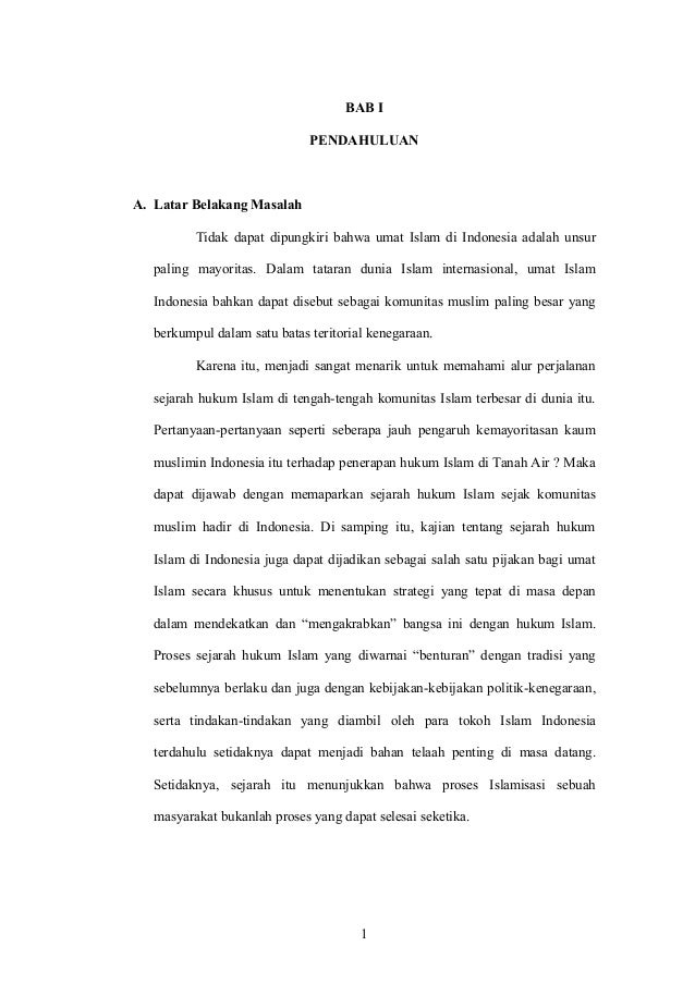 Makalah Perkembangan Hukum Islam Di Indonesia