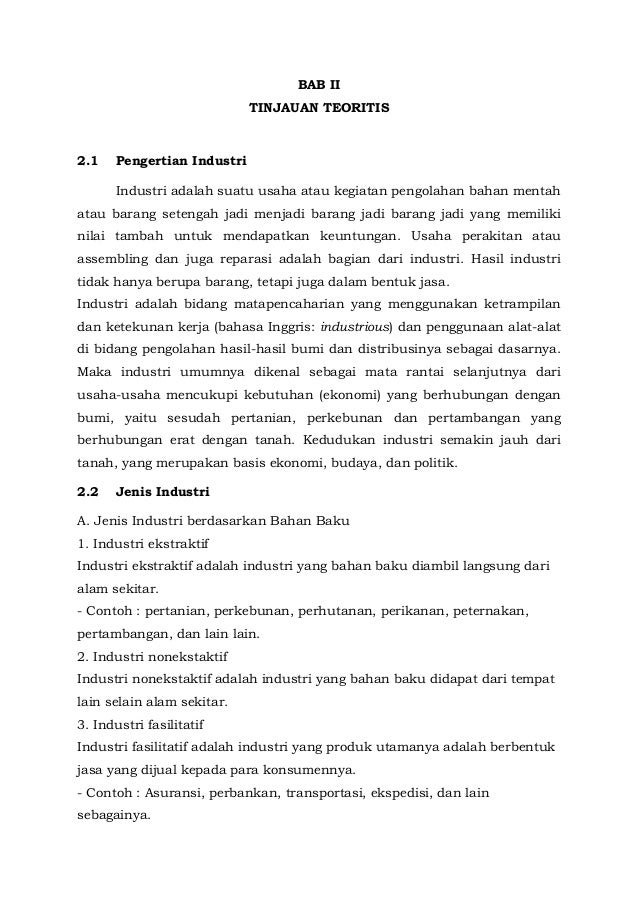 Makalah perkembangan industri di era globalisasi ekonomi 