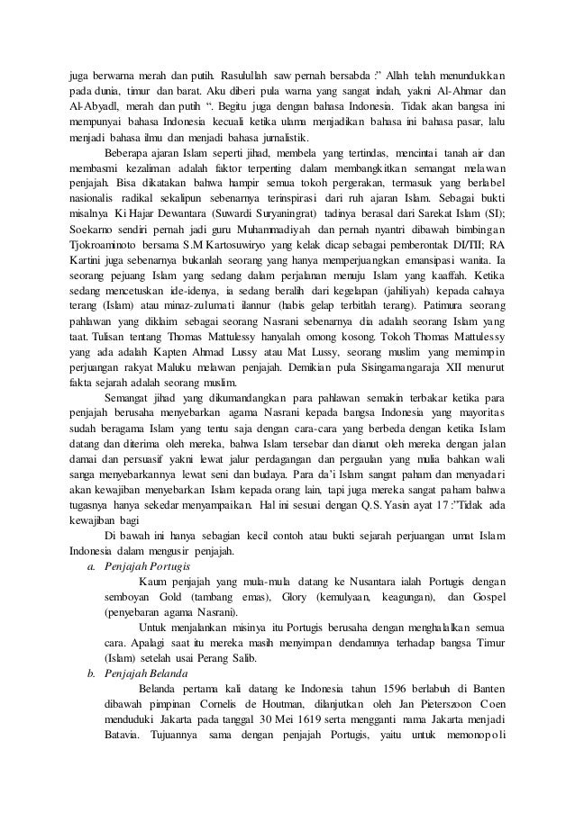 Makalah Perkembangan Islam Di Indonesia
