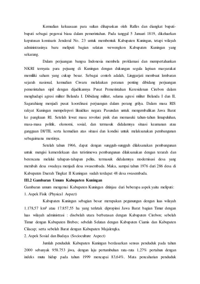 Makalah perkembangan keparawisataan di kuningan