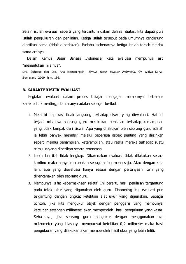 Makalah perkembangan sistem evaluasi pembelajaran pai