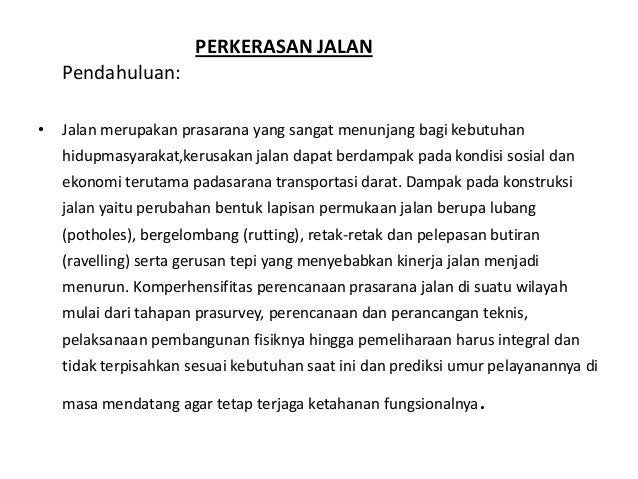 Makalah Perkerasan Jalan