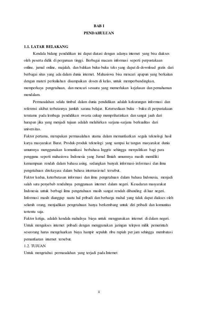 Contoh Makalah Tentang Internet - Contoh Resource