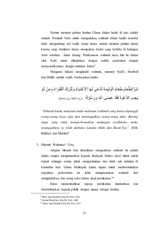 Hadits Tentang Pernikahan Untuk Undangan - Gambar Islami