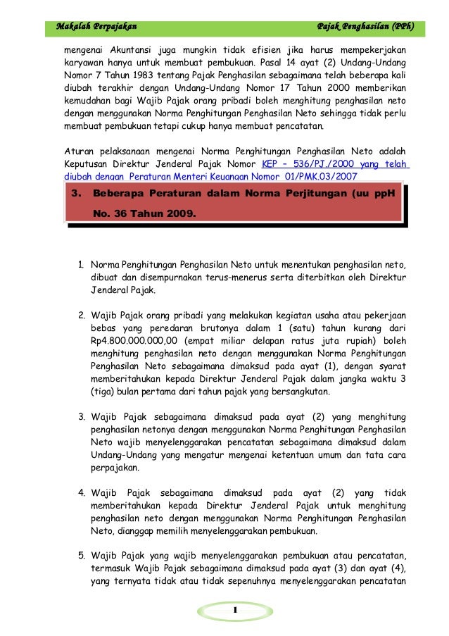Ppt Pajak Penghasilan Umum Ayu Nanda Academia Edu