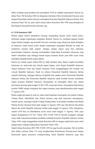 Senat Ris Makalah perubahan uud | DOCX