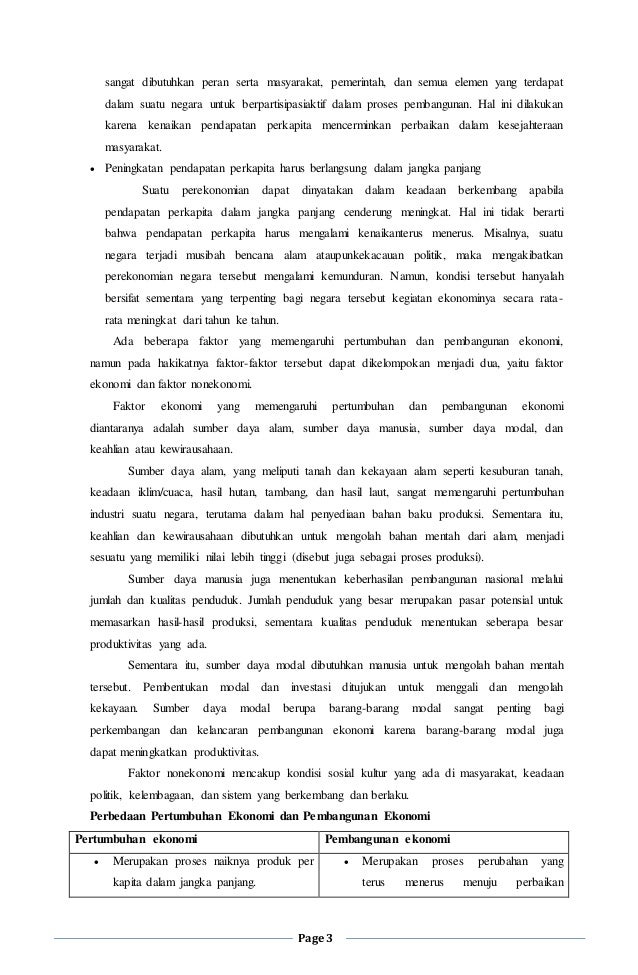 Makalah "Strategi dan Perencanaan Pembangunan Ekonomi"
