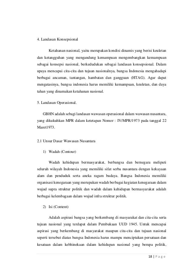 Makalah Wawasan Nusantara