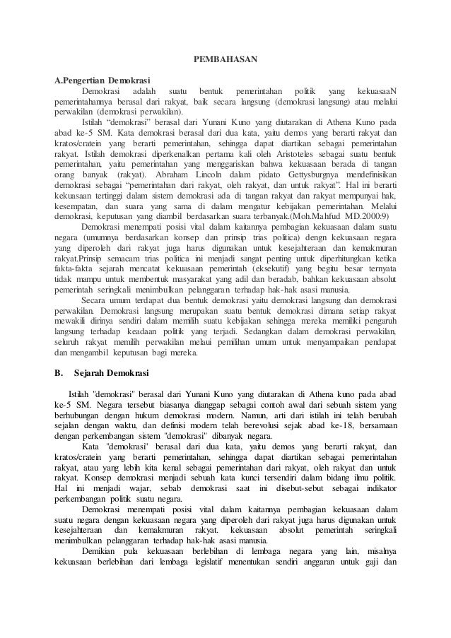 Demokrasi