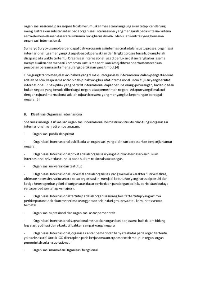 Makalah Hubungan Internasional Dengan Organisasi Internasional
