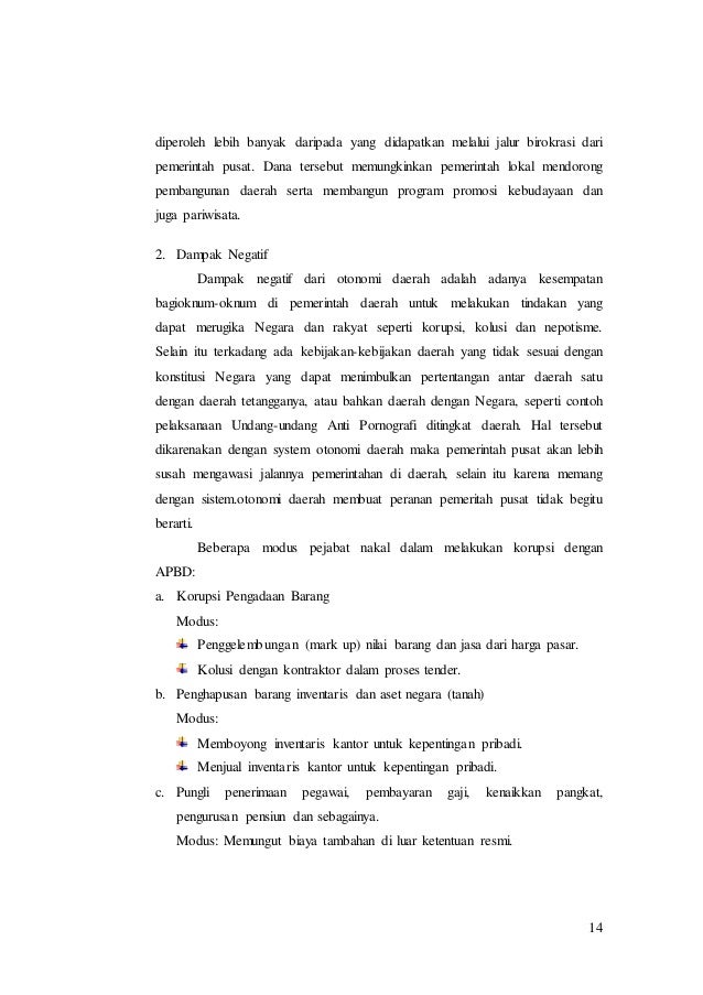 Makalah Pkn Otonomi Daerah