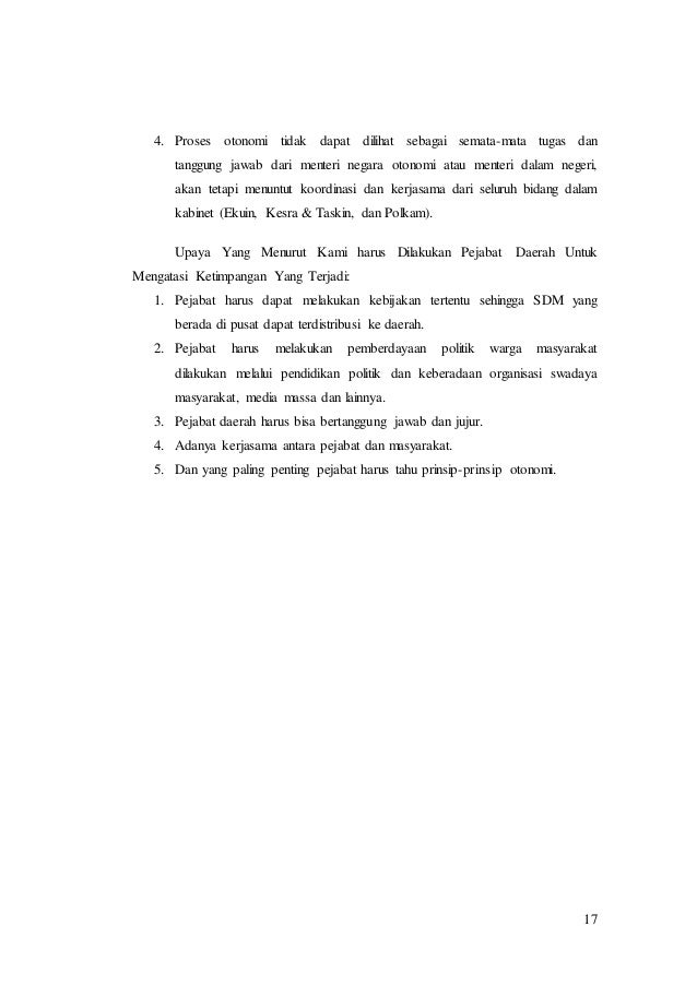 Makalah Pkn Otonomi Daerah