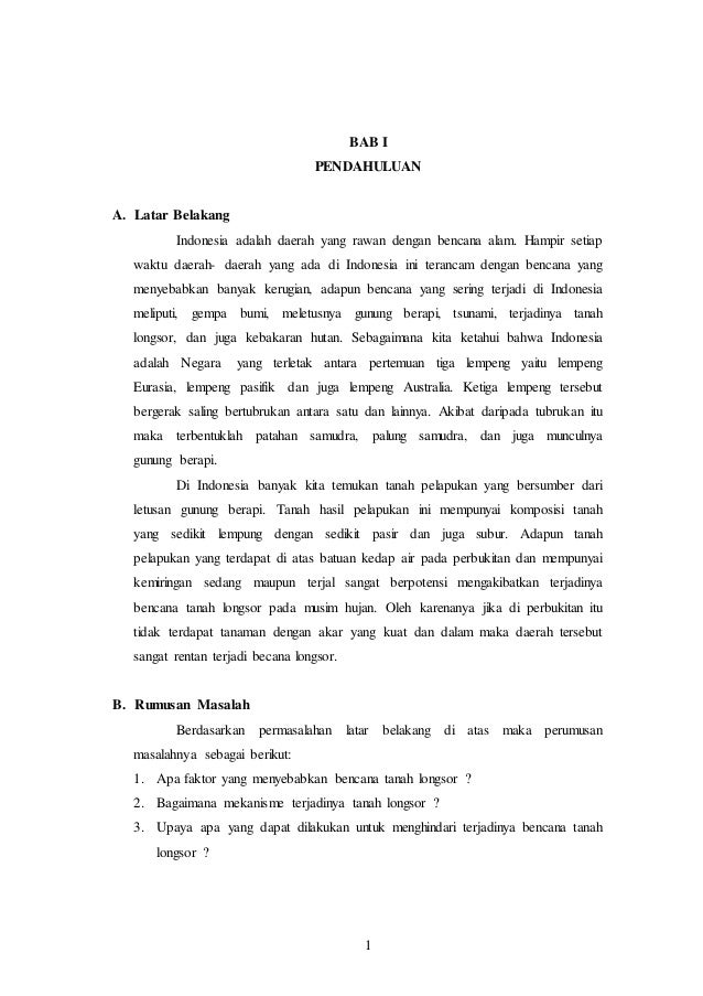 makalah fenomena alam tsunami Makalah plh tanah longsor makalah fenomena alam tsunami Makalah plh tanah longsor