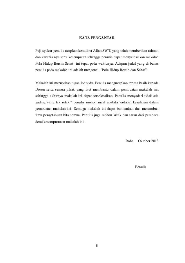 Makalah pola hidup sehat dan bersih ayu fitriani Makalah pola hidup sehat dan bersih ayu fitriani