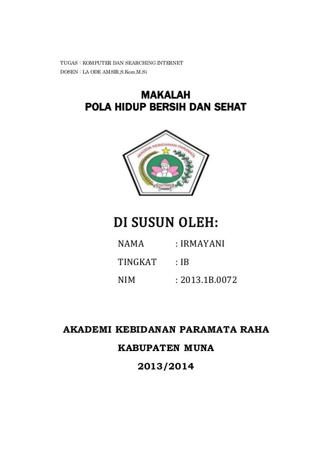 Contoh Makalah Penjaskes Pola Hidup Sehat Makalah Lengkap