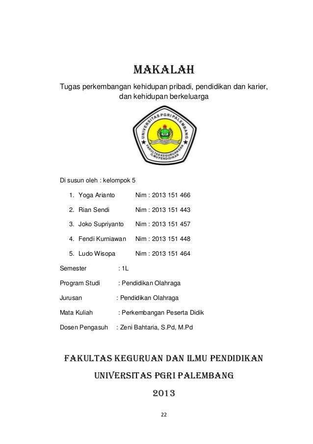 Makalah Ppd L Univ Pgri Palembang
