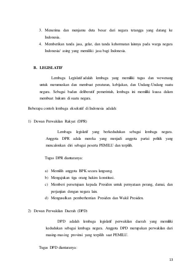 Makalah Sistem Pemerintahan Indonesia