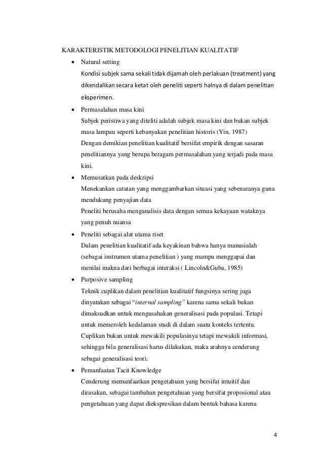 Makalah Penelitian Kualitatif