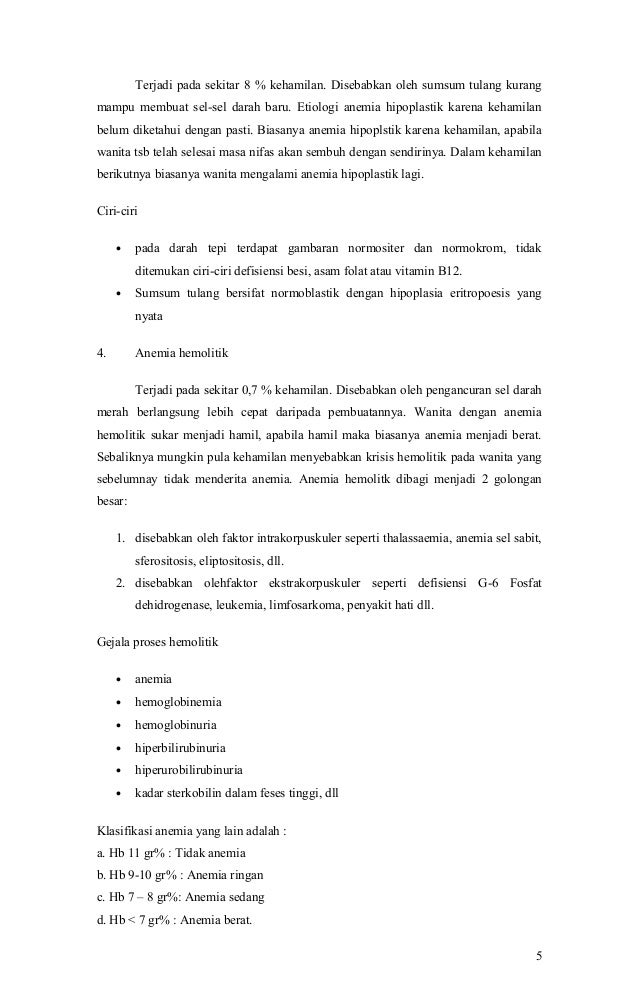 Contoh Makalah Anemia