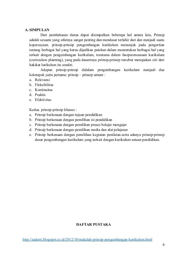 Makalah Prinsip Fleksibilitas