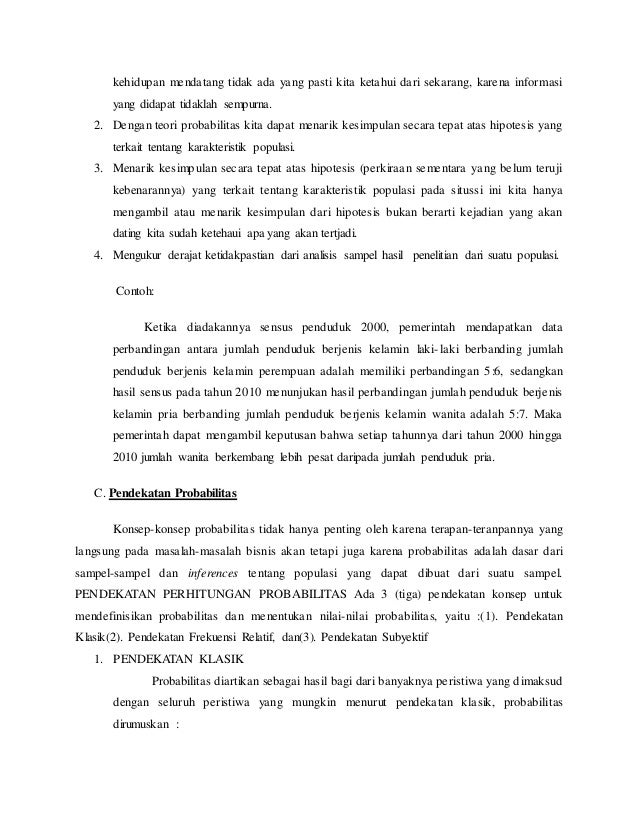 Makalah probabilitas