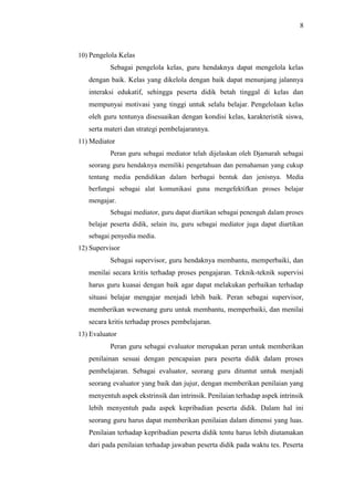 Problem Yang Dihadapi Problematika yang Dihadapi Guru Matematika | PDF