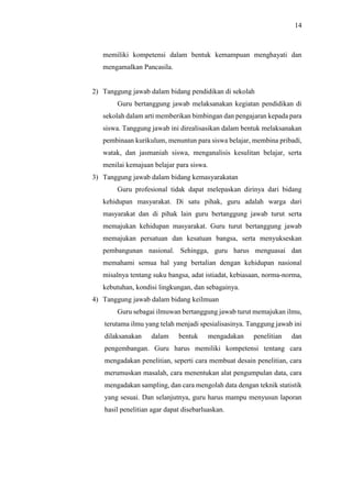 Problem Yang Dihadapi Problematika yang Dihadapi Guru Matematika | PDF