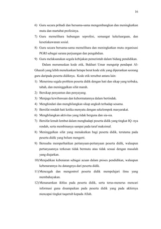 Problem Yang Dihadapi Problematika yang Dihadapi Guru Matematika | PDF