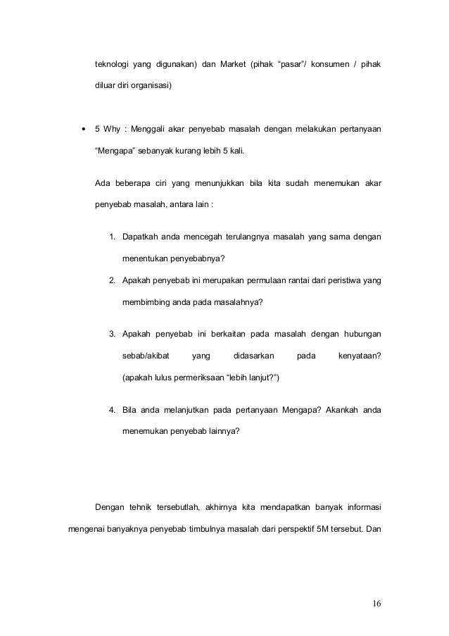 Contoh Soal Pengambilan Keputusan