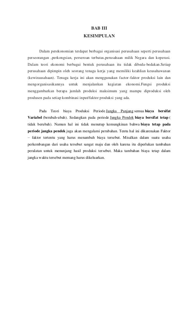 Makalah Produksi
