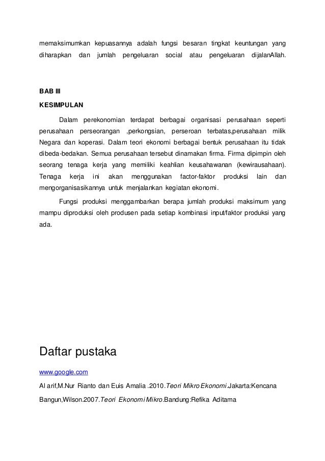 Makalah Produksi