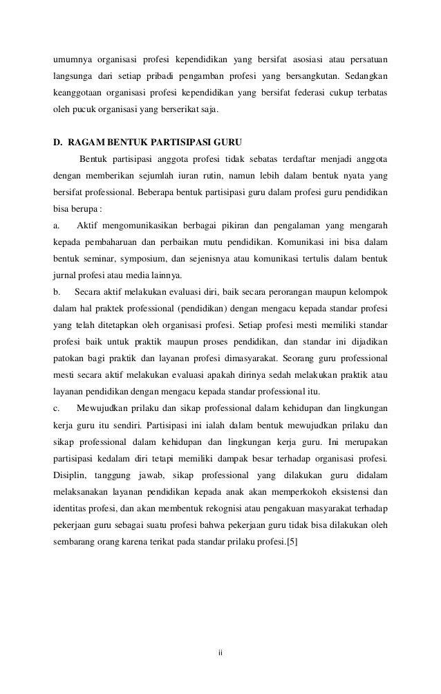 Makalah Profesi Keguruan