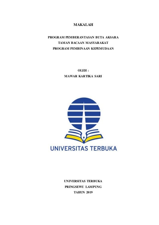 Makalah Program Pemberantasan Buta Aksara