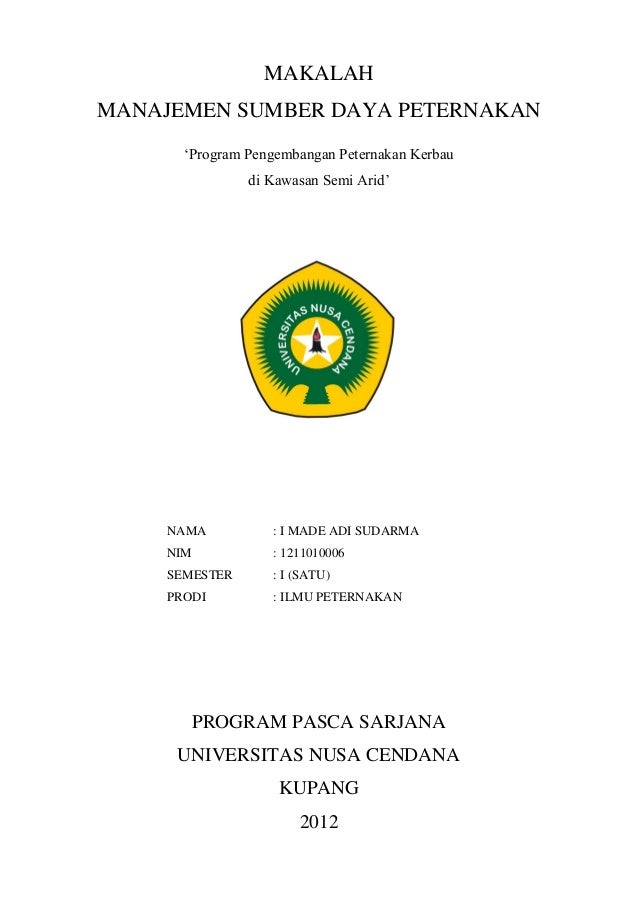 Contoh Cover Makalah Pascasarjana - Simak Gambar Berikut Contoh Cover Makalah Pascasarjana - Simak Gambar Berikut