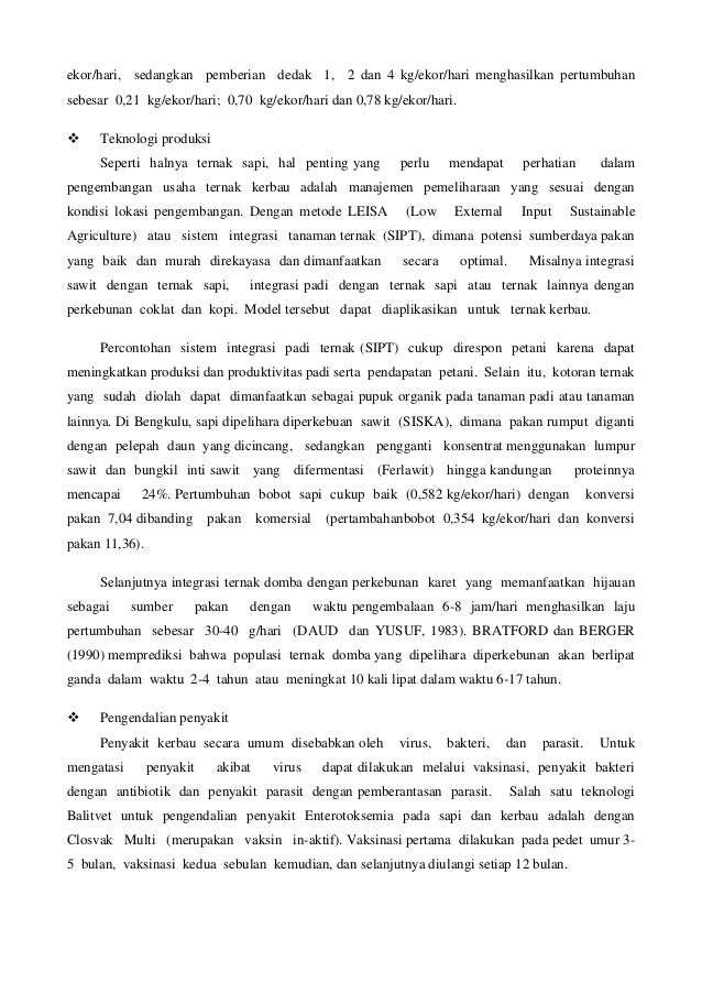 Makalah Program Pengembangan Peternakan Kerbau Di Kawasan Semi Arid B